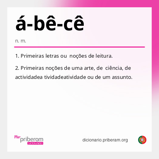 Significado de á-bê-cê
