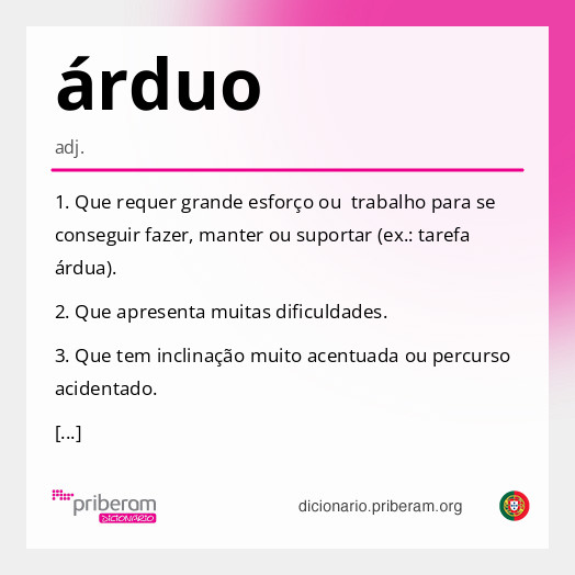 árduo