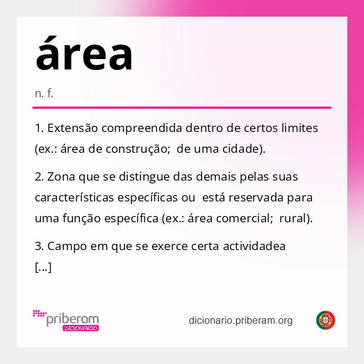 área