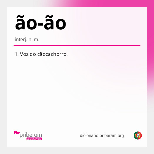 Significado de ão-ão