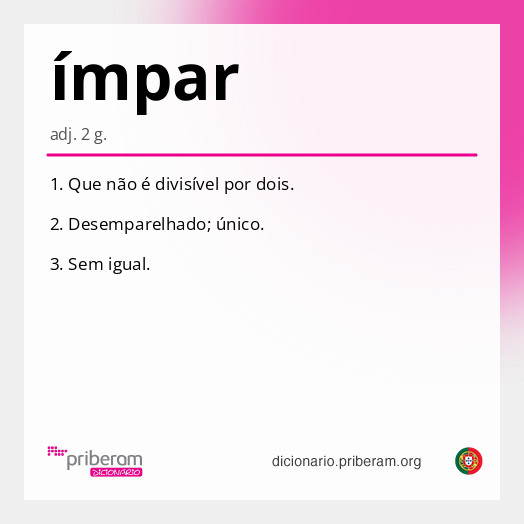 ímpar