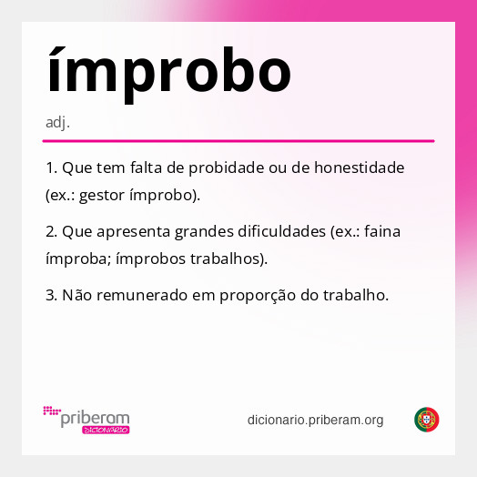 ímprobo