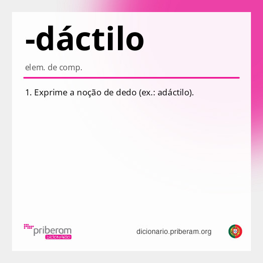 -dáctilo