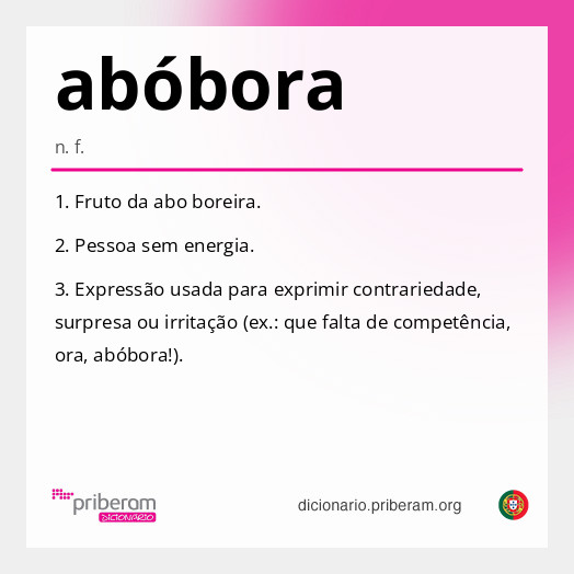 Significado de abóbora