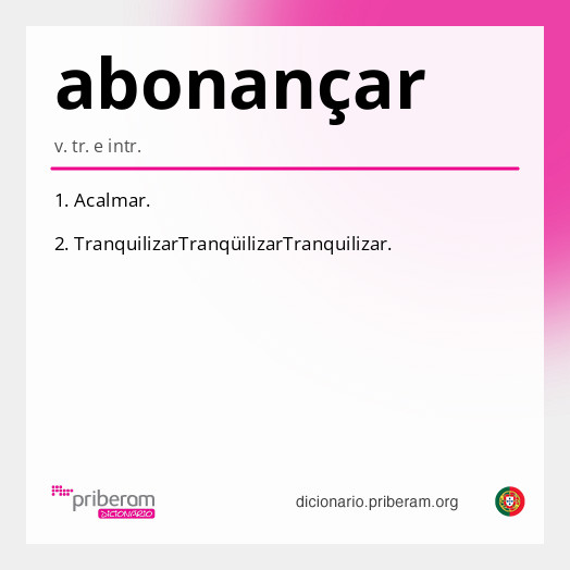 abonançar