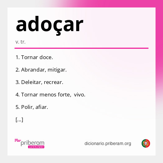 adoçar