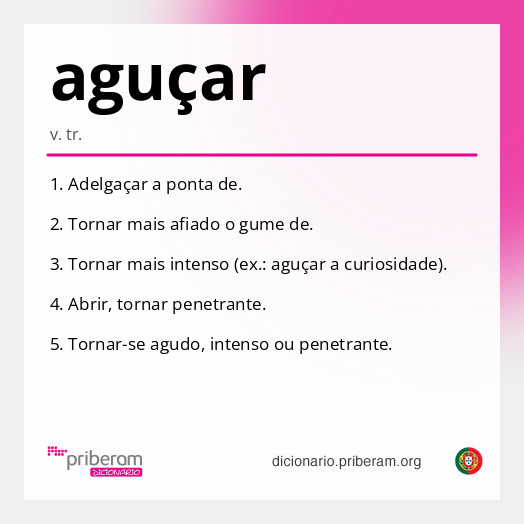 aguçar