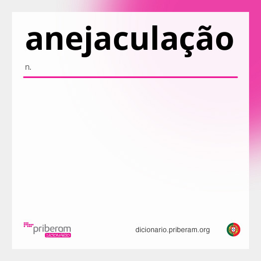anejaculação