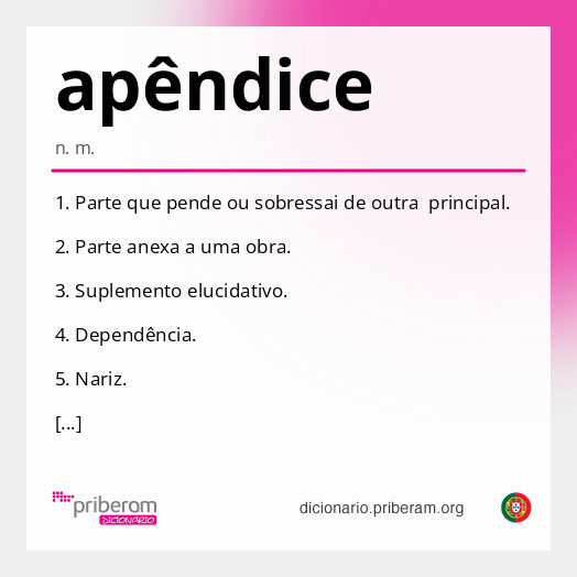apêndice