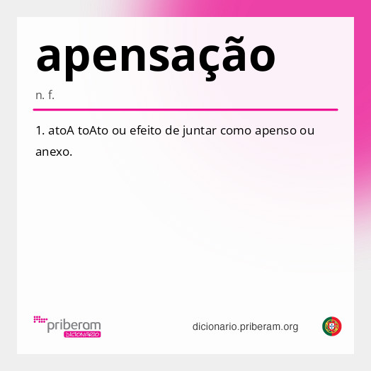 apensação