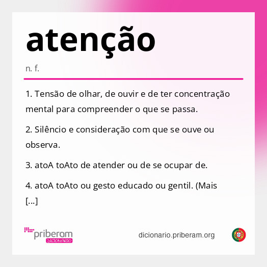 atenção
