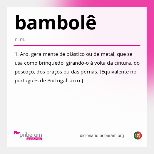Significado de bambolê