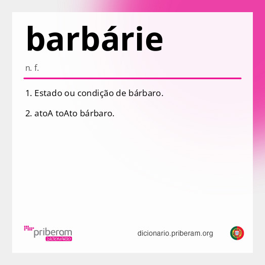 barbárie