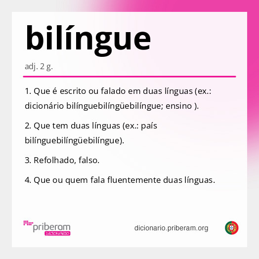 bilíngue