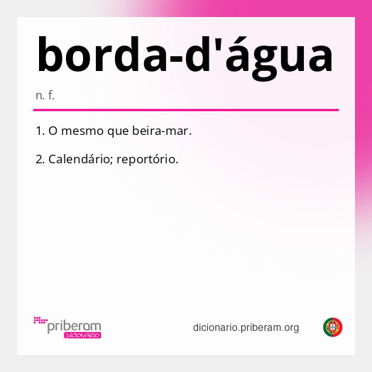 borda-d'água