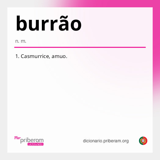 Significado de burrão