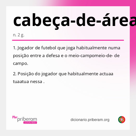 Significado de cabeça-de-área