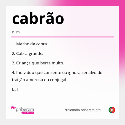 cabrão