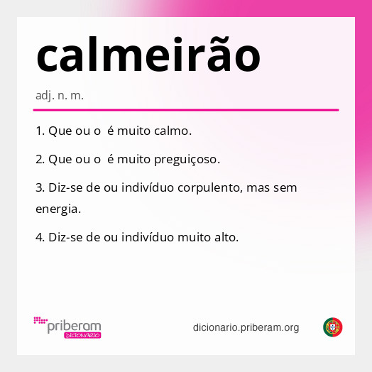 calmeirão
