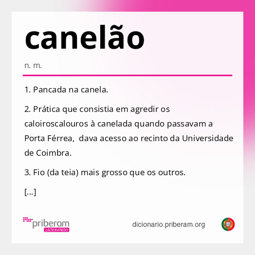 
   Significado de canelão