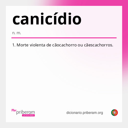 Significado de canicídio