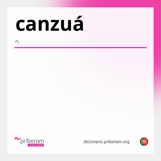 Significado de canzuá