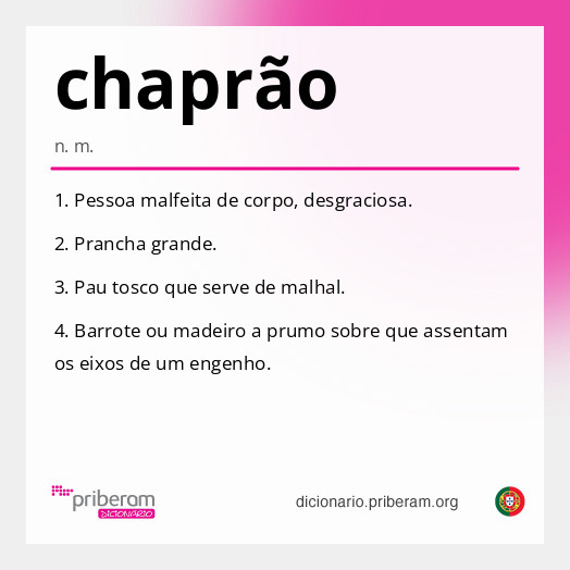 Significado de chaprão