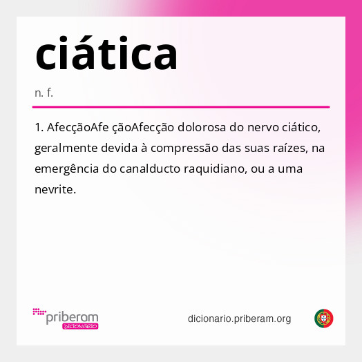 Significado de ciática