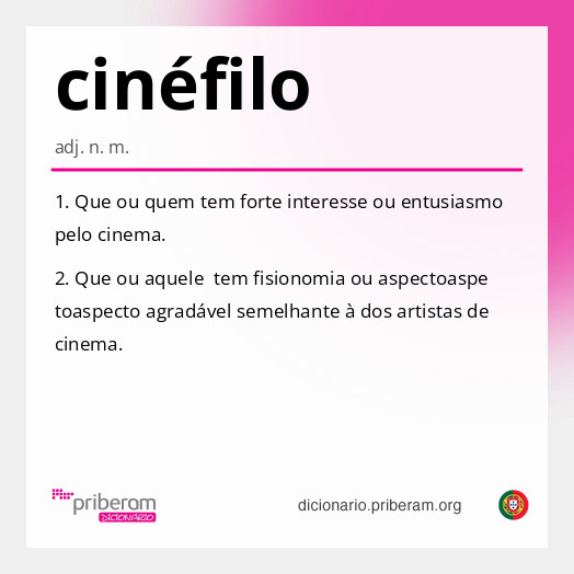 Significado de cinéfilo