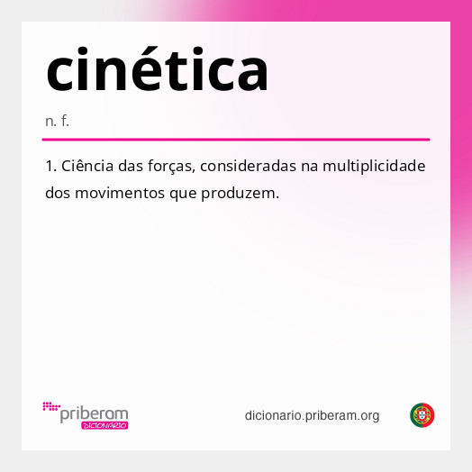 Significado de cinética