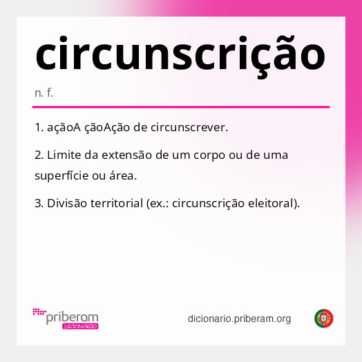 Significado de circunscrição