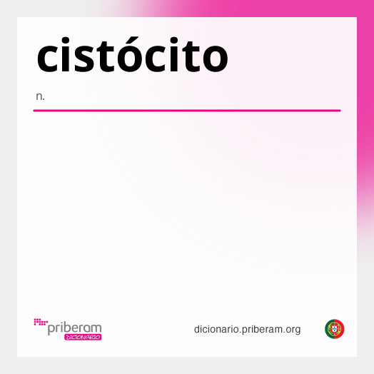 Significado de cistócito