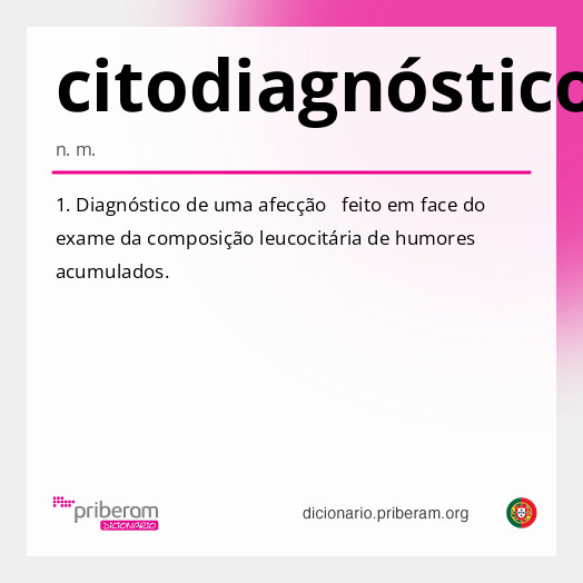 
   Significado de citodiagnóstico