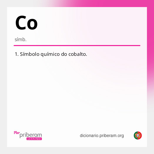 Significado de co