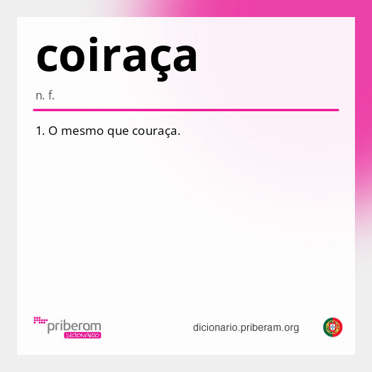 Significado de coiraça
