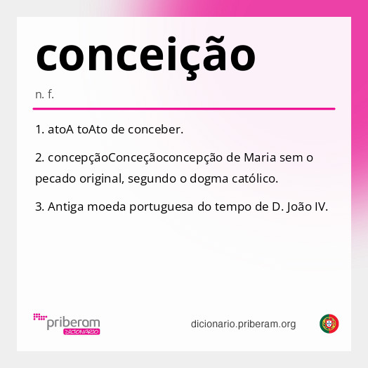 Significado de conceição