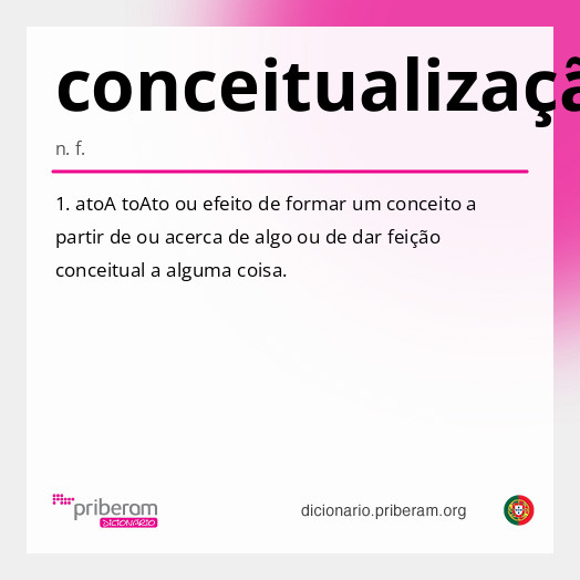 conceitualização