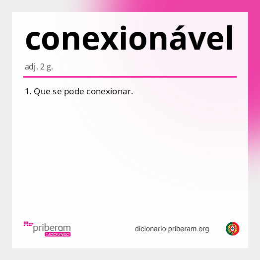 Significado de conexionável