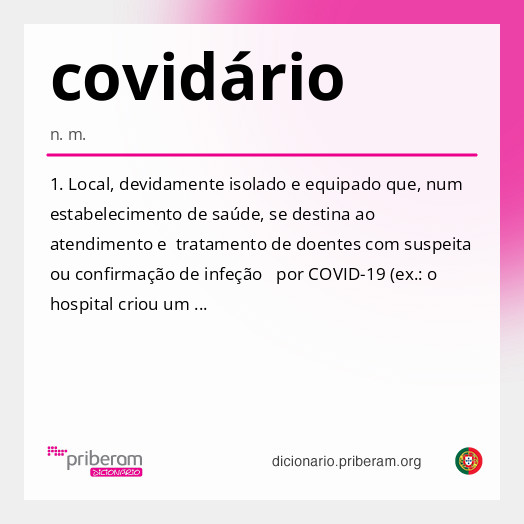 Significado de covidário