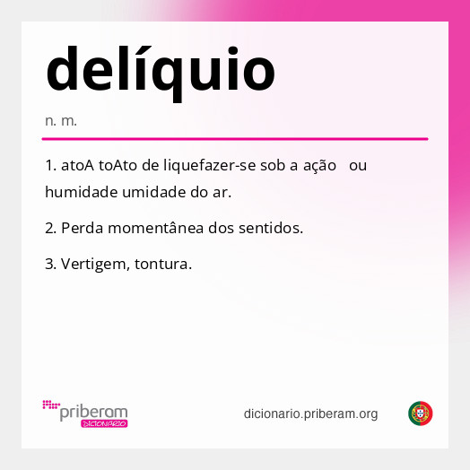 delíquio