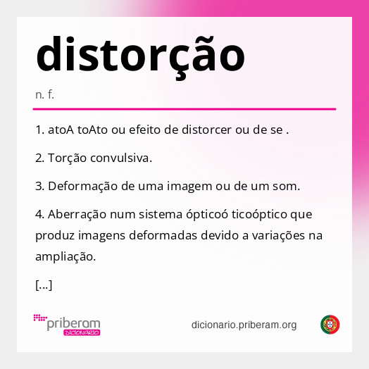 Significado de distorção