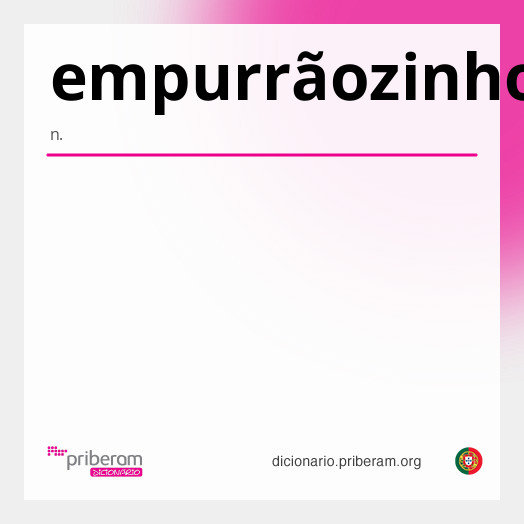 empurrãozinho