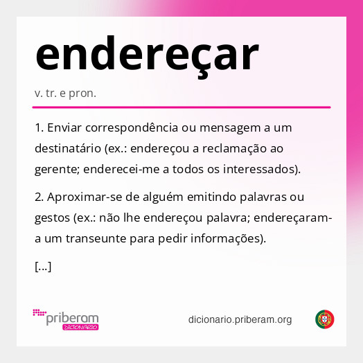 endereçar