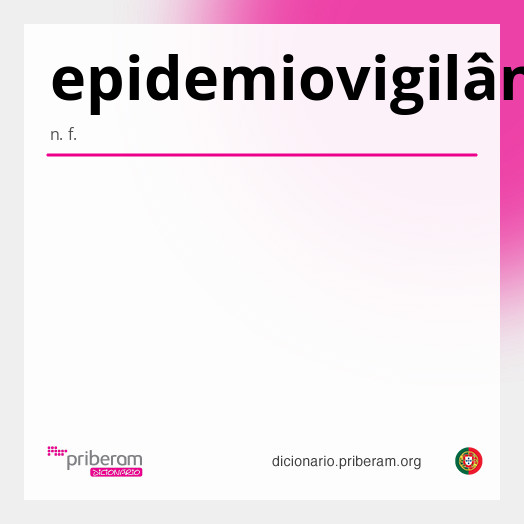 Significado de epidemiovigilância