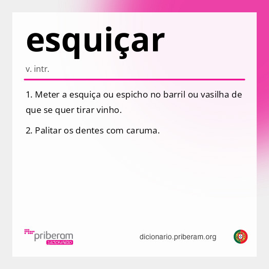 Significado de esquiçar