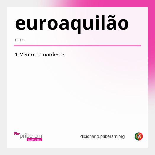 
   Significado de euroaquilão