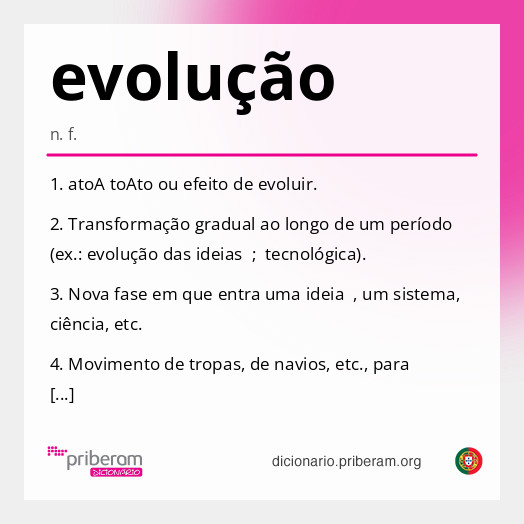 evolução