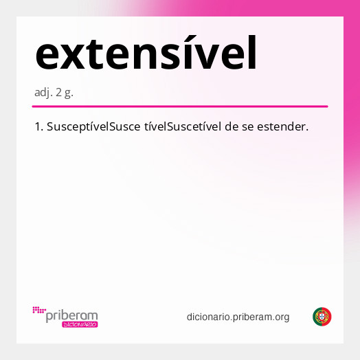 extensível