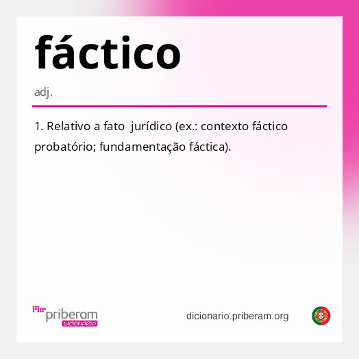 fáctico