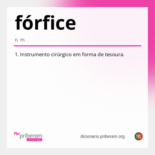 Significado de fórfice